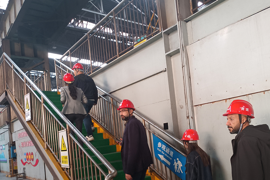 酒香不怕巷子深 沙特客户前来考察蓝鹏测控产品