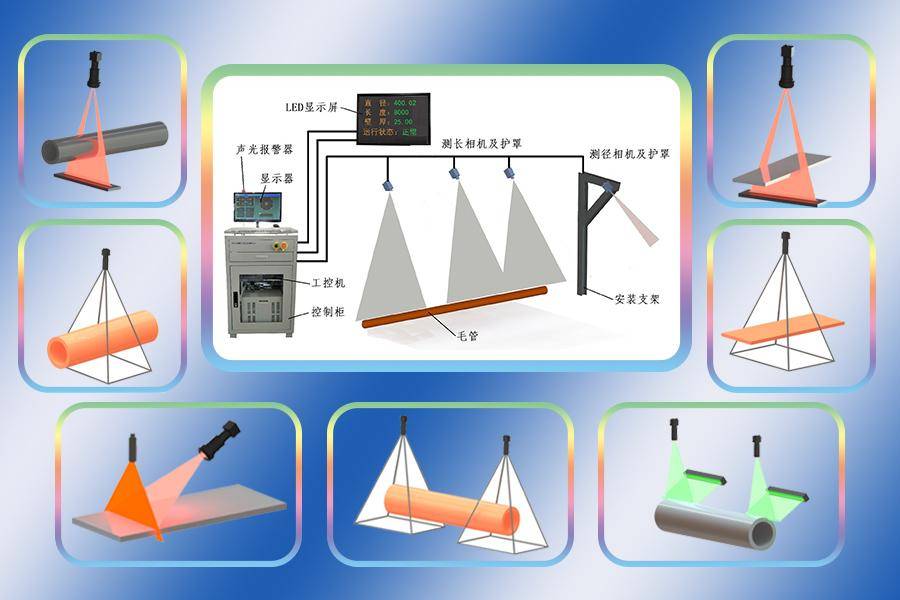 大尺寸测量技术 外径宽度长度 多种大尺寸测量仪应用