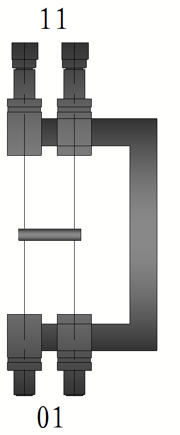 光电双测头 六种常见分布形式